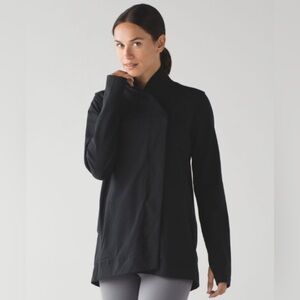 Lululemon Belle Wrap sweatshirt jacket grey 10